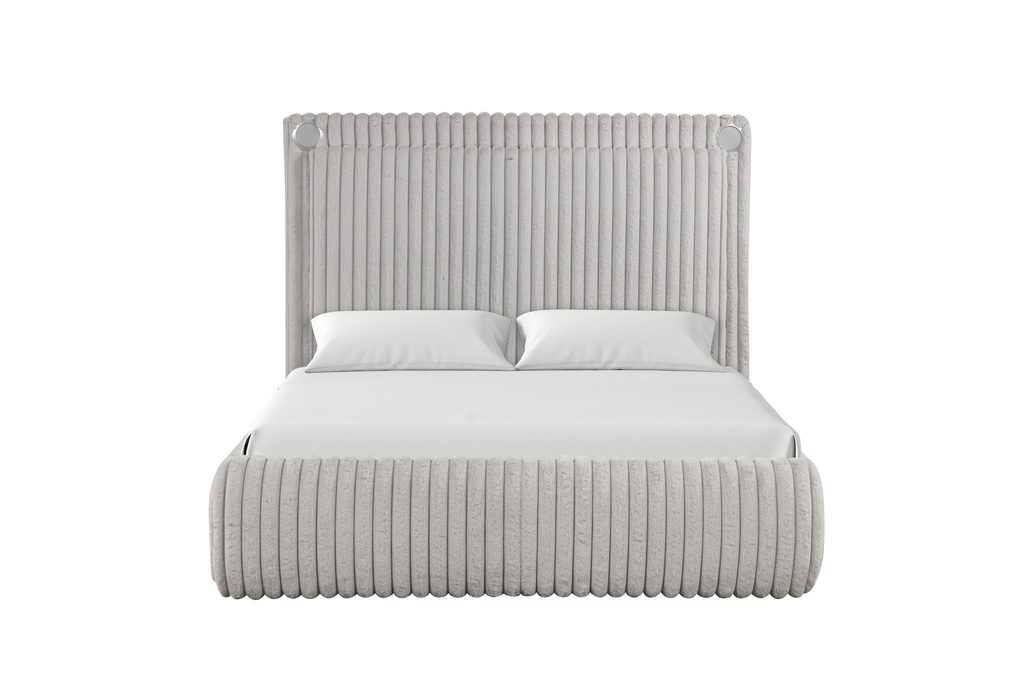 Diana Gray Platform Bed - Queen
