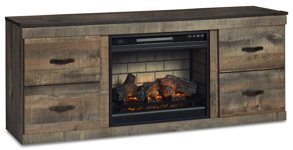 268 - TV Stand w/Fireplace 60" L