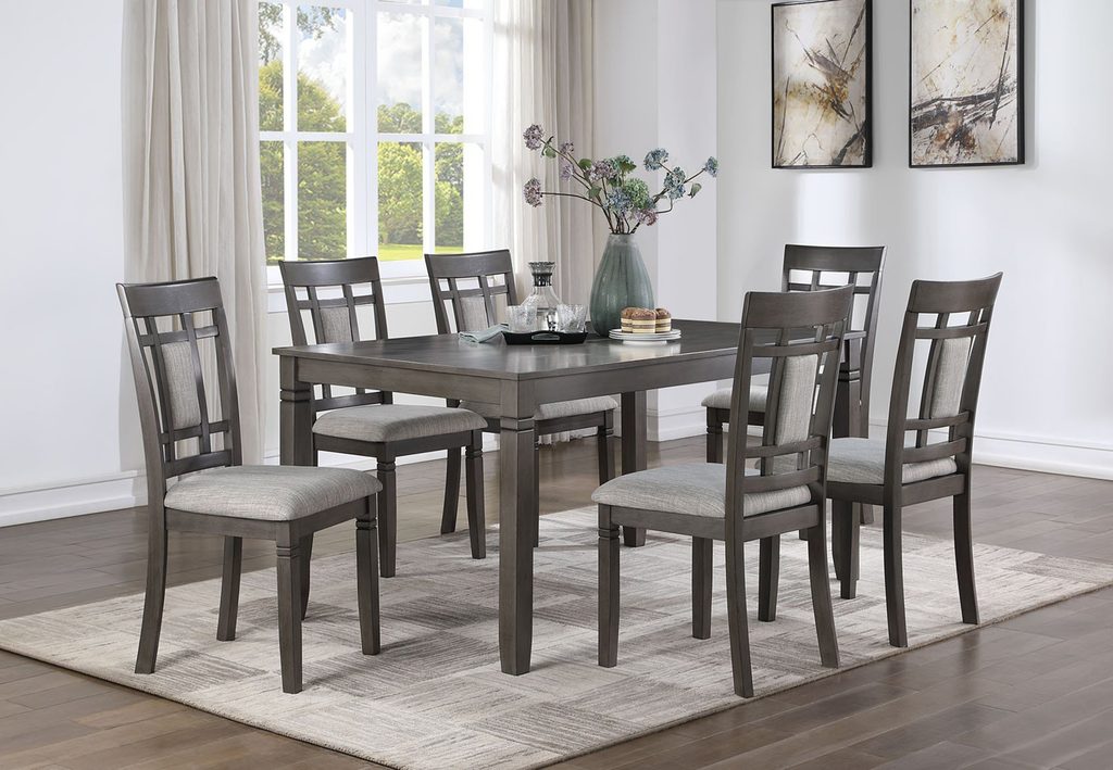 Dining Table + 6 Chair Set
