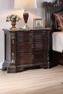 Marble Top Nightstand